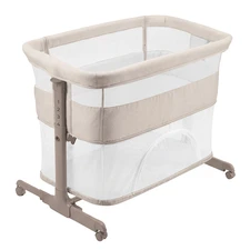Детская приставная кроватка Carrello Picto CRL-16506 Aori Beige бежевая